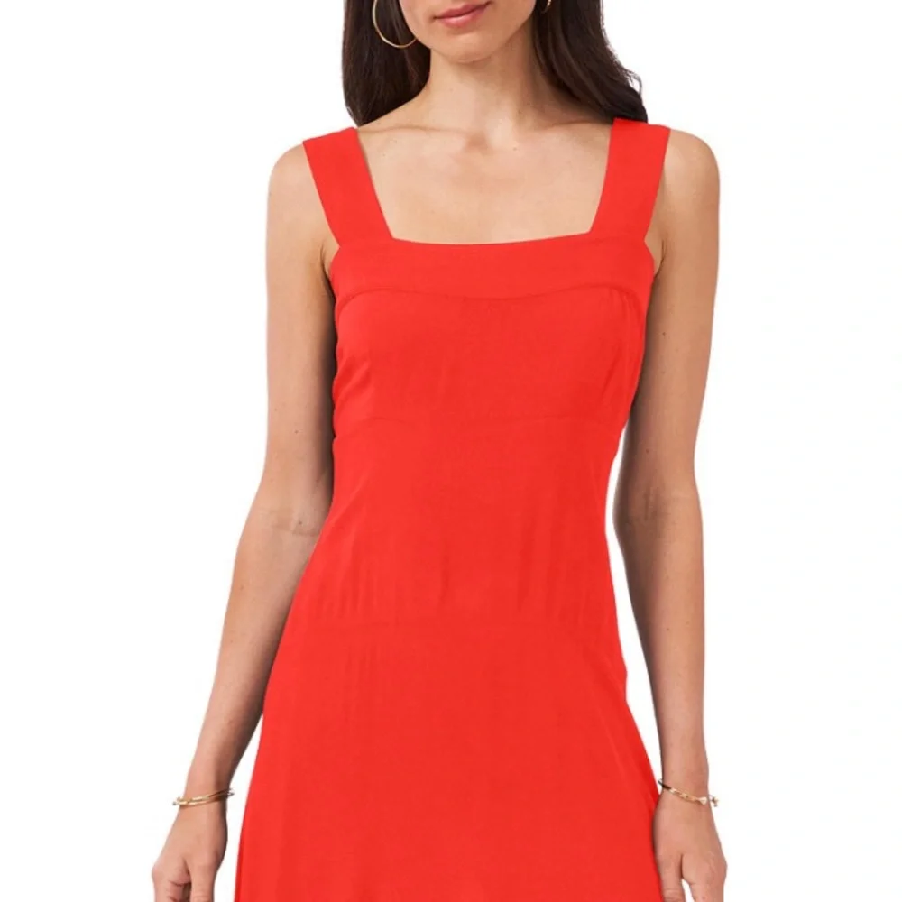 NWT/Vince Camuto Women's Smocked Back Challis Tiered Sleeveless Maxi Dress /SzSm - Picture 5 of 8